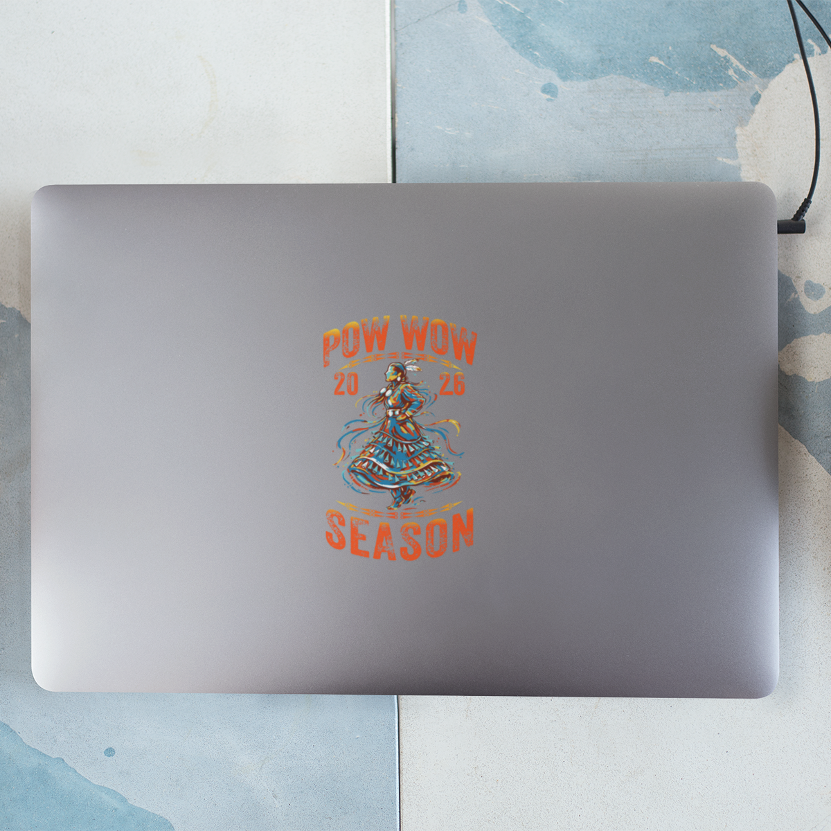 2026 Pow Wow Season Sticker - Jingle Dress