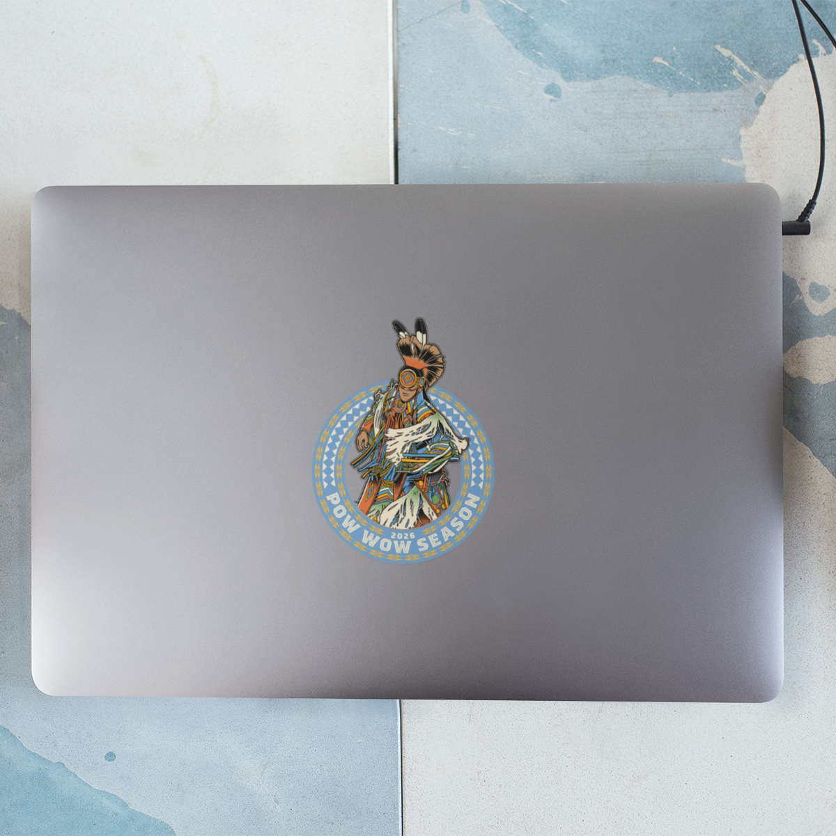 2026 Pow Wow Season Sticker - Grass Dancer