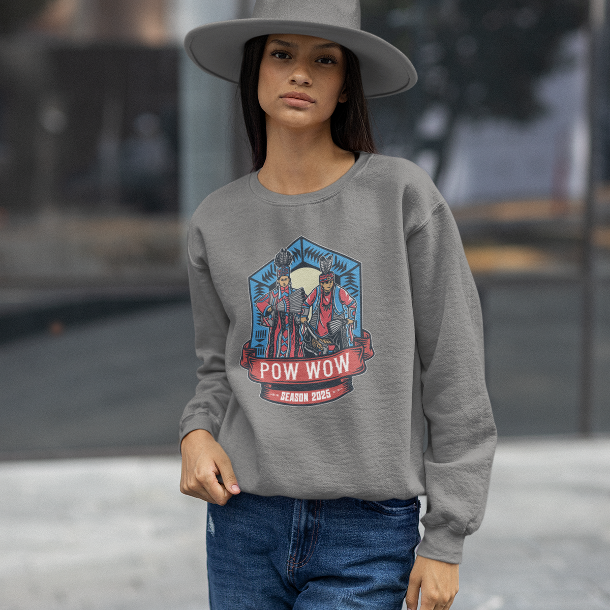 2025 Pow Wow Season Crewneck Sweatshirt