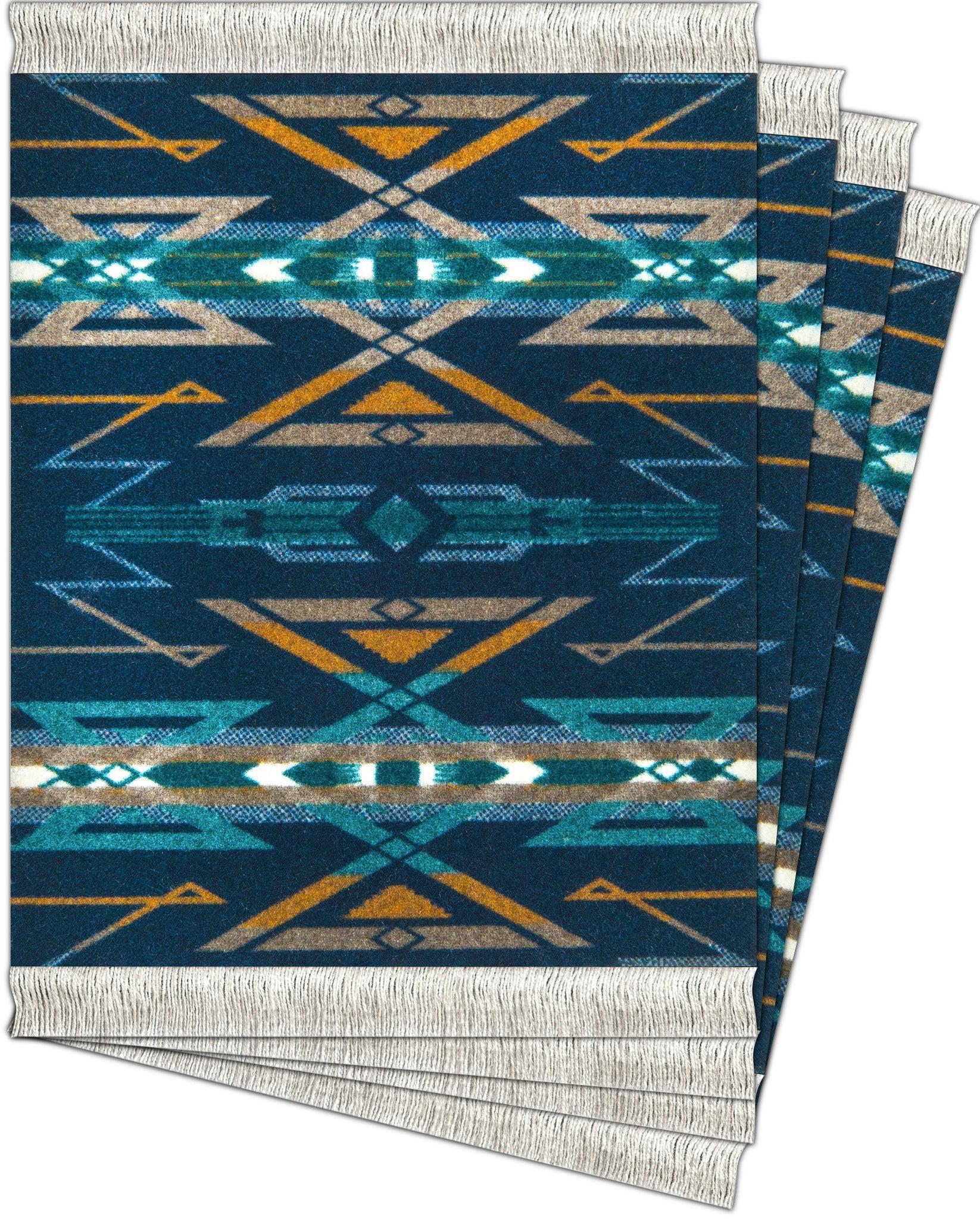 PENDLETON Star Watchers Decke – Doppelbett-Größe, Wolle/Baumwolle, Indianisches Design
