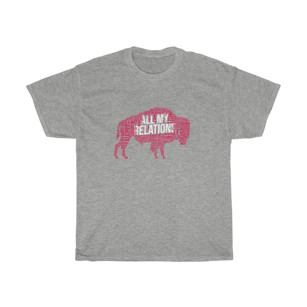 All My Relations Buffalo Tribal - T-Shirt