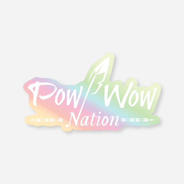 Pow Wow Nation Holographic Sticker