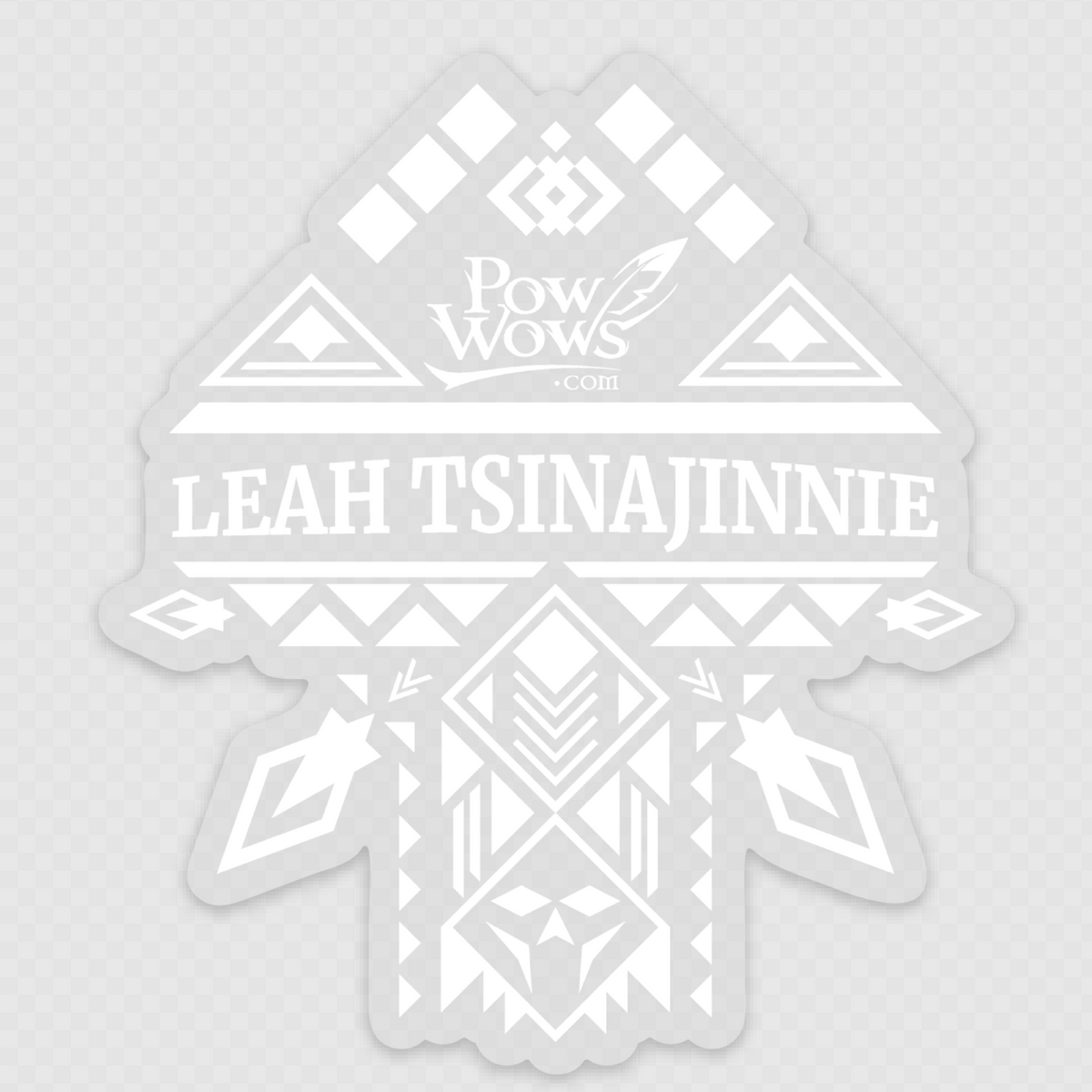 Leah Tsinajinnie Disc Golf Tour Sticker