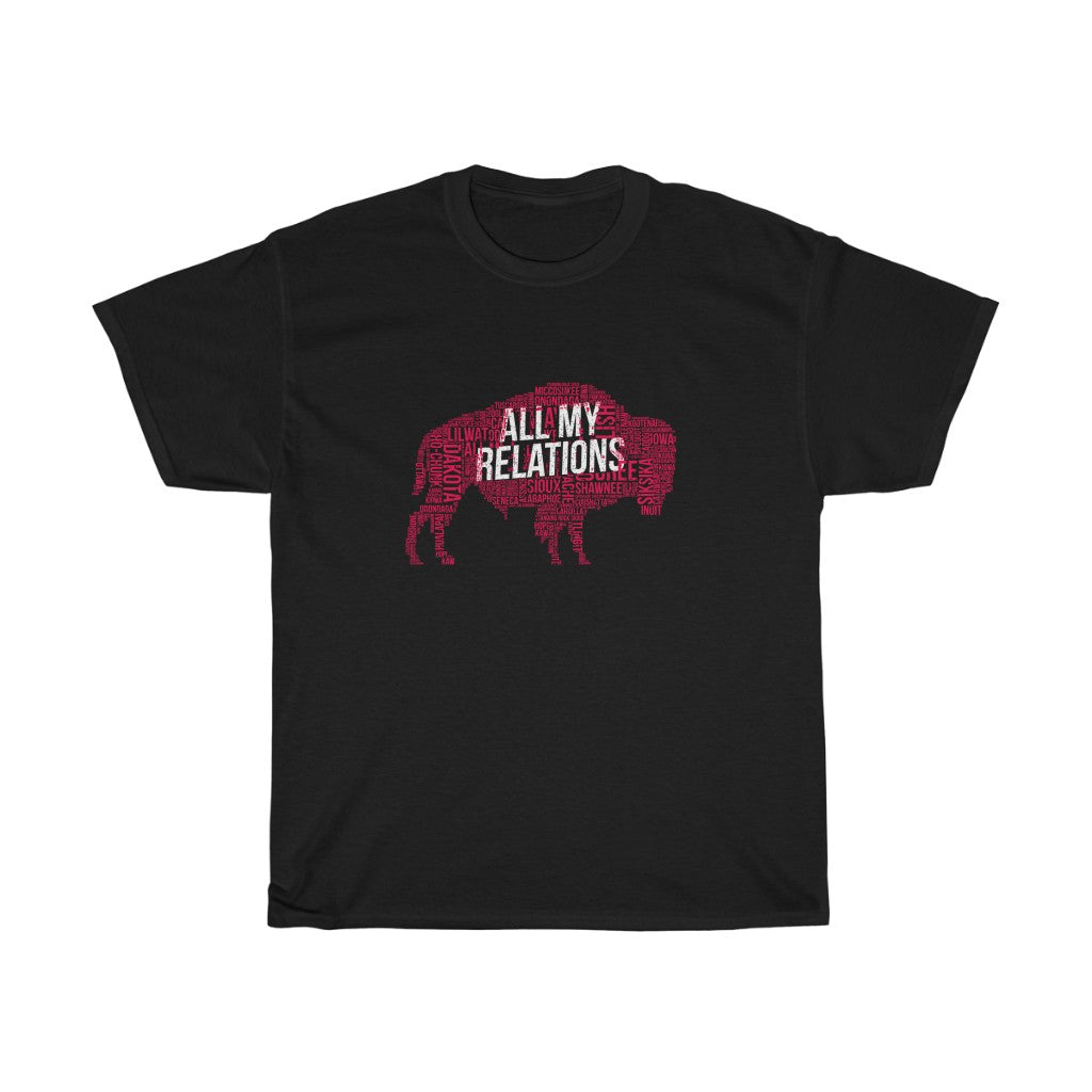 All My Relations Buffalo Tribal - T-Shirt