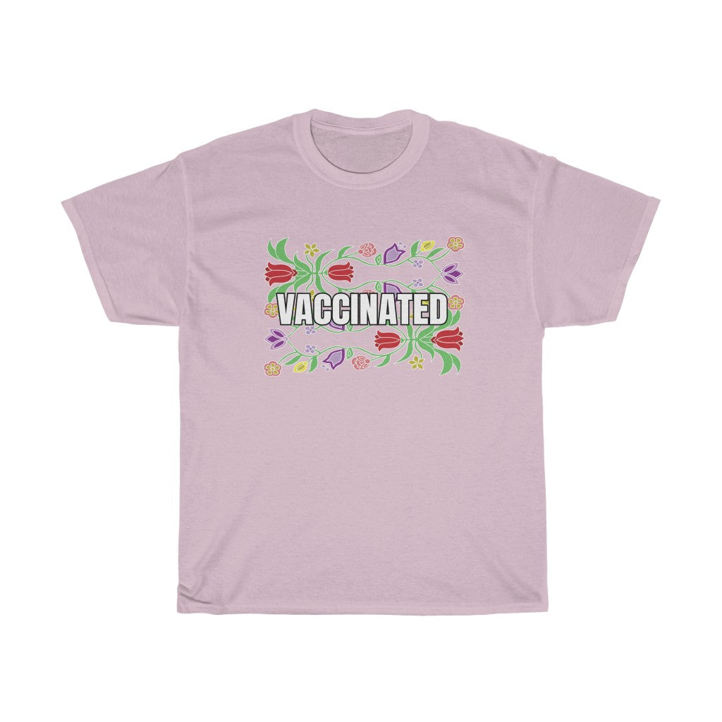 Vaccinated Floral T-Shirt
