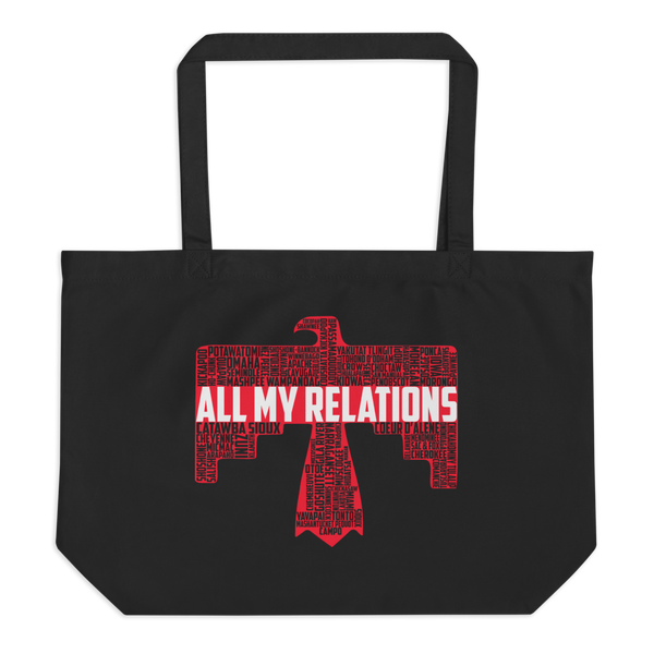 All My Relations - Thunderbird Tribal Tote Bag