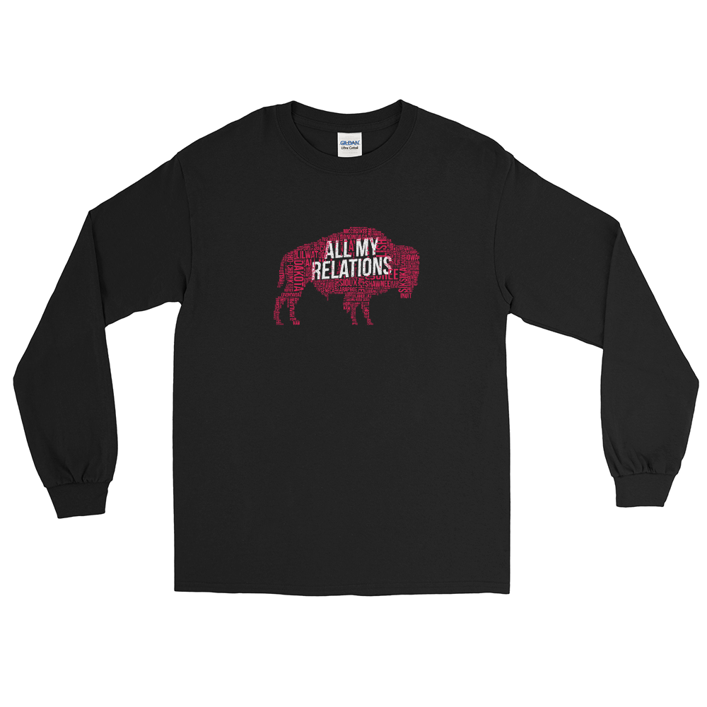 All My Relations - Buffalo Tribal Long Sleeve Shirt