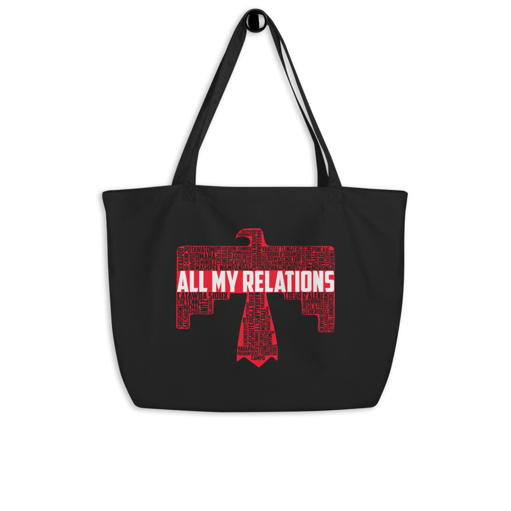 All My Relations - Thunderbird Tribal Tote Bag